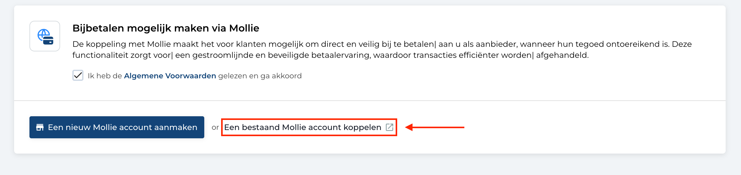 Mollie account koppelen.png
